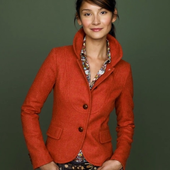 J. Crew Jackets & Blazers - JCrew Bella Herringbone Wool Jacket